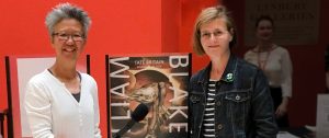 Yang-May Ooi (L) Anna Sayburn Lane (R) - podcast review of William Blake at Tate Britain for Creative Conversations