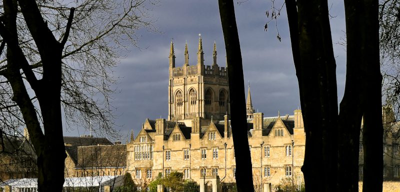 Merton College from Christchurch Meadow - to illustrate "The Enchantment of Christchurch Meadow" by writer Yang-May Ooi on her blog "Oxford Moments"