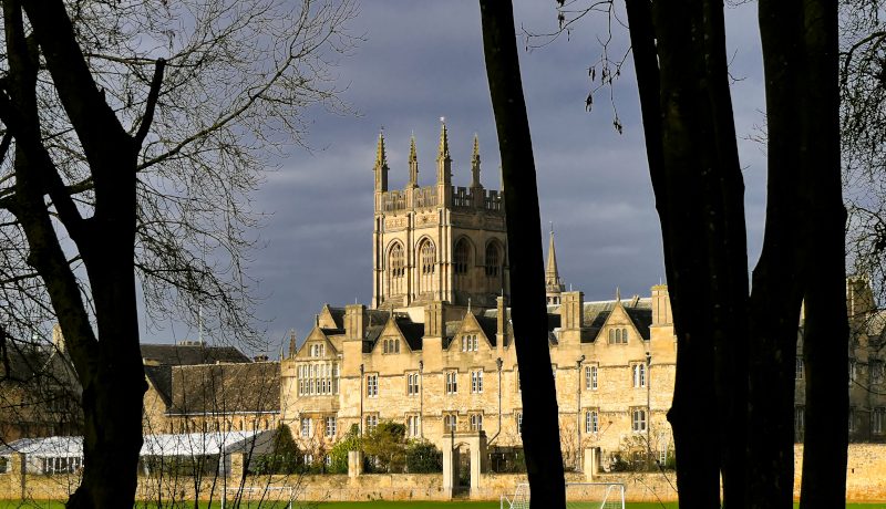 Merton College from Christchurch Meadow - to illustrate "The Enchantment of Christchurch Meadow" by writer Yang-May Ooi on her blog "Oxford Moments"